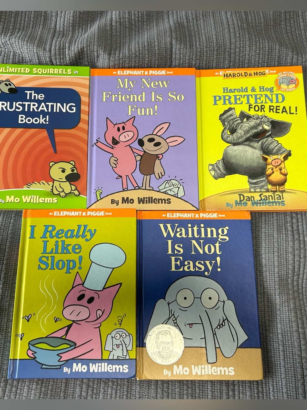 Mo Willems Early Reader Book Bundle | Elephant & Piggie Harold & Hog  | 5 Books